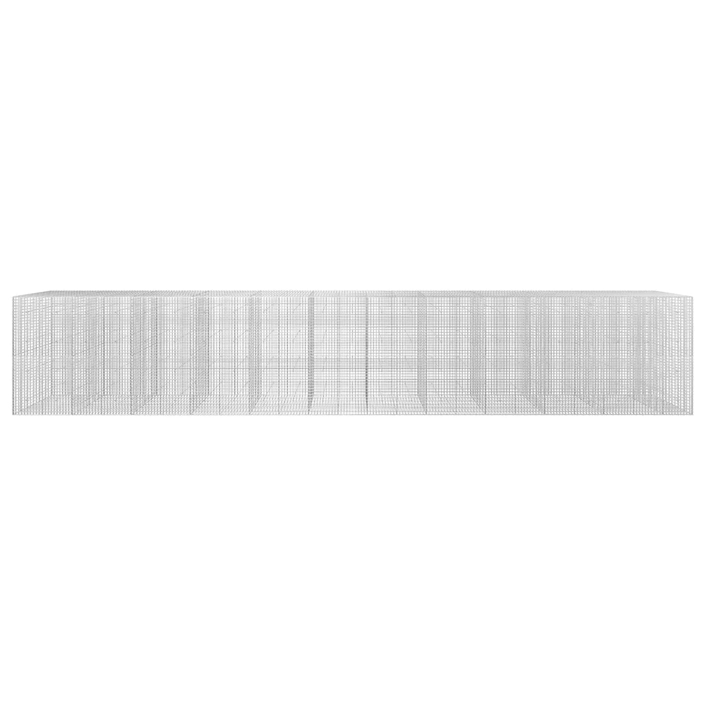 vidaXL Γκαμπιόν με σύρμα 5 mm και πλέγμα 5x5 cm 1150x30x200 εκ