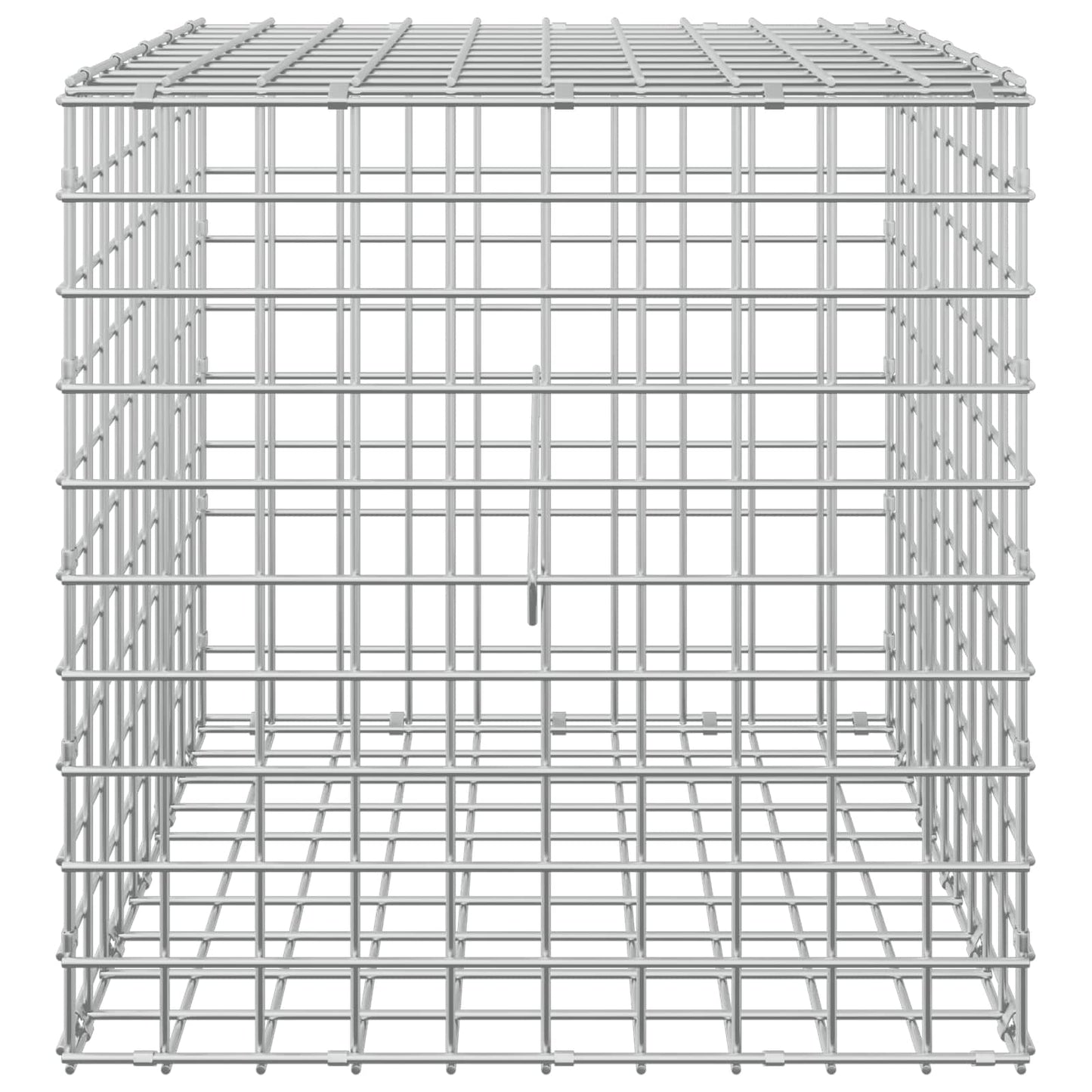 vidaXL Γκαμπιόν με σύρμα 5 mm και πλέγμα 5x5 cm 50x50x50 εκ.