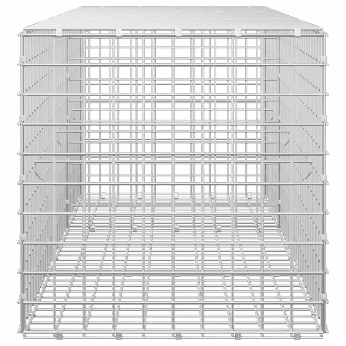 vidaXL Γκαμπιόν με σύρμα 5 mm και πλέγμα 5x5 cm 150x50x50 εκ.