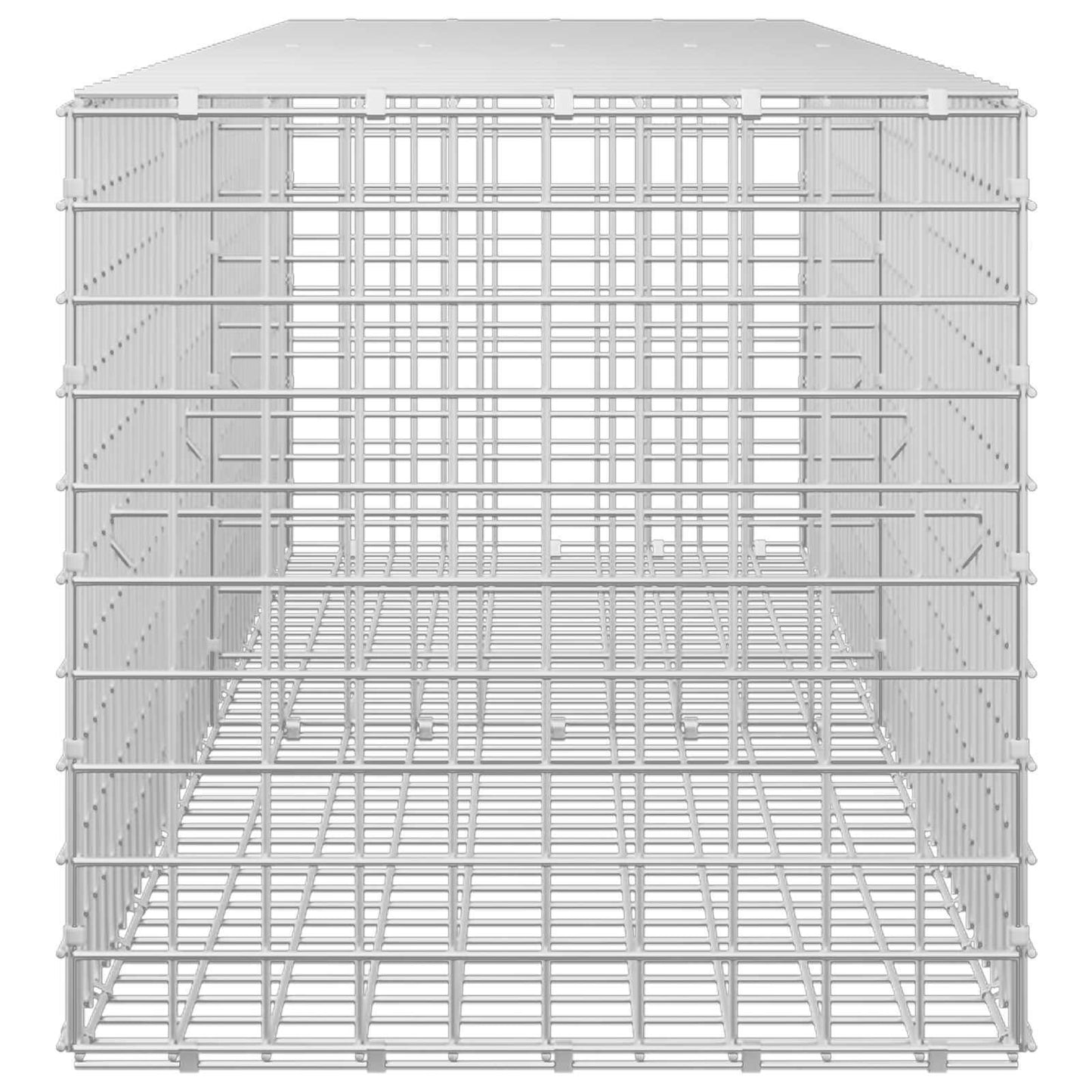 vidaXL Γκαμπιόν με σύρμα 5 mm και πλέγμα 5x5 cm 200x50x50 εκ