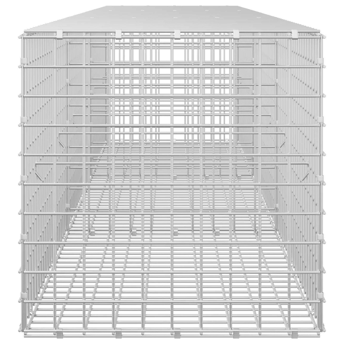 vidaXL Γκαμπιόν με σύρμα 5 mm και πλέγμα 5x5 cm 300x50x50 εκ