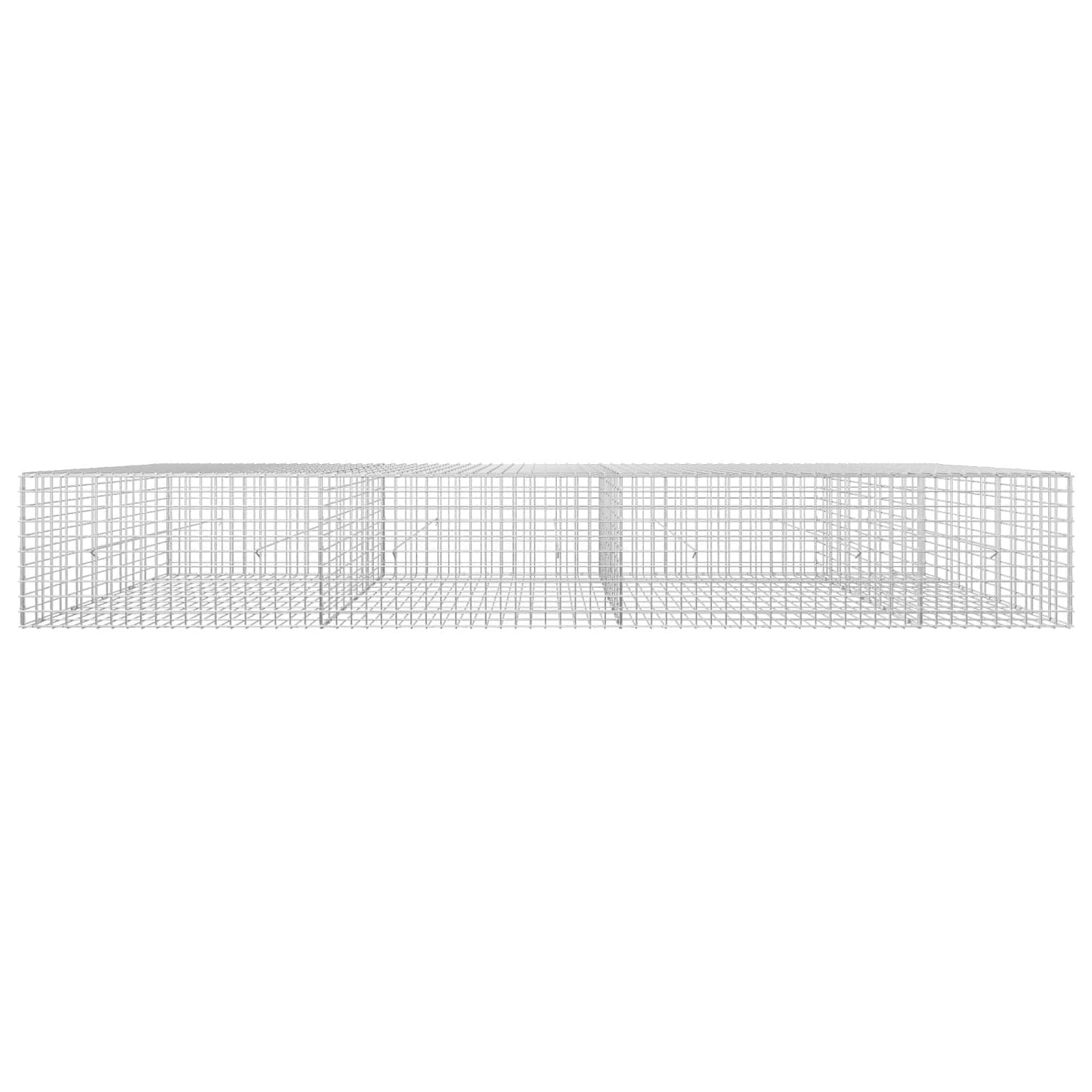 vidaXL Γκαμπιόν με σύρμα 5 mm και πλέγμα 5x5 cm 350x50x50 εκ