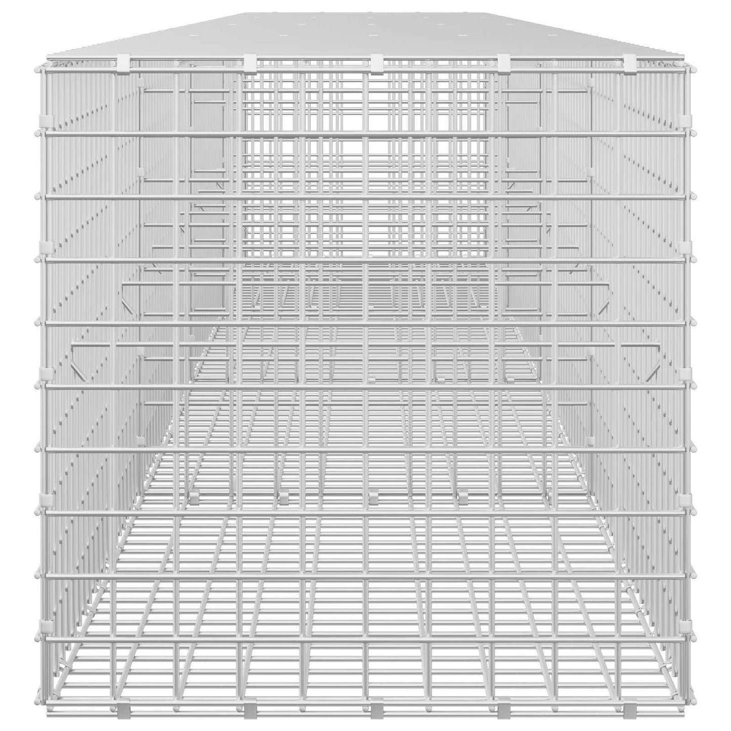 vidaXL Γκαμπιόν με σύρμα 5 mm και πλέγμα 5x5 cm 400x50x50 εκ