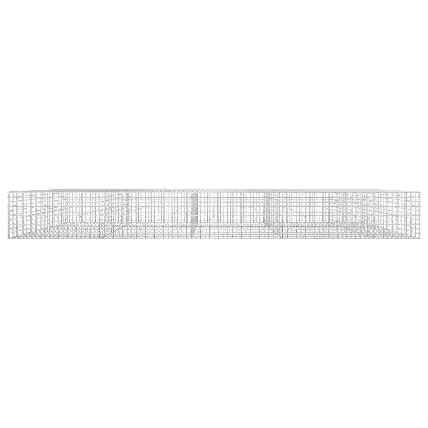 vidaXL Γκαμπιόν με σύρμα 5 mm και πλέγμα 5x5 cm 450x50x50 εκ