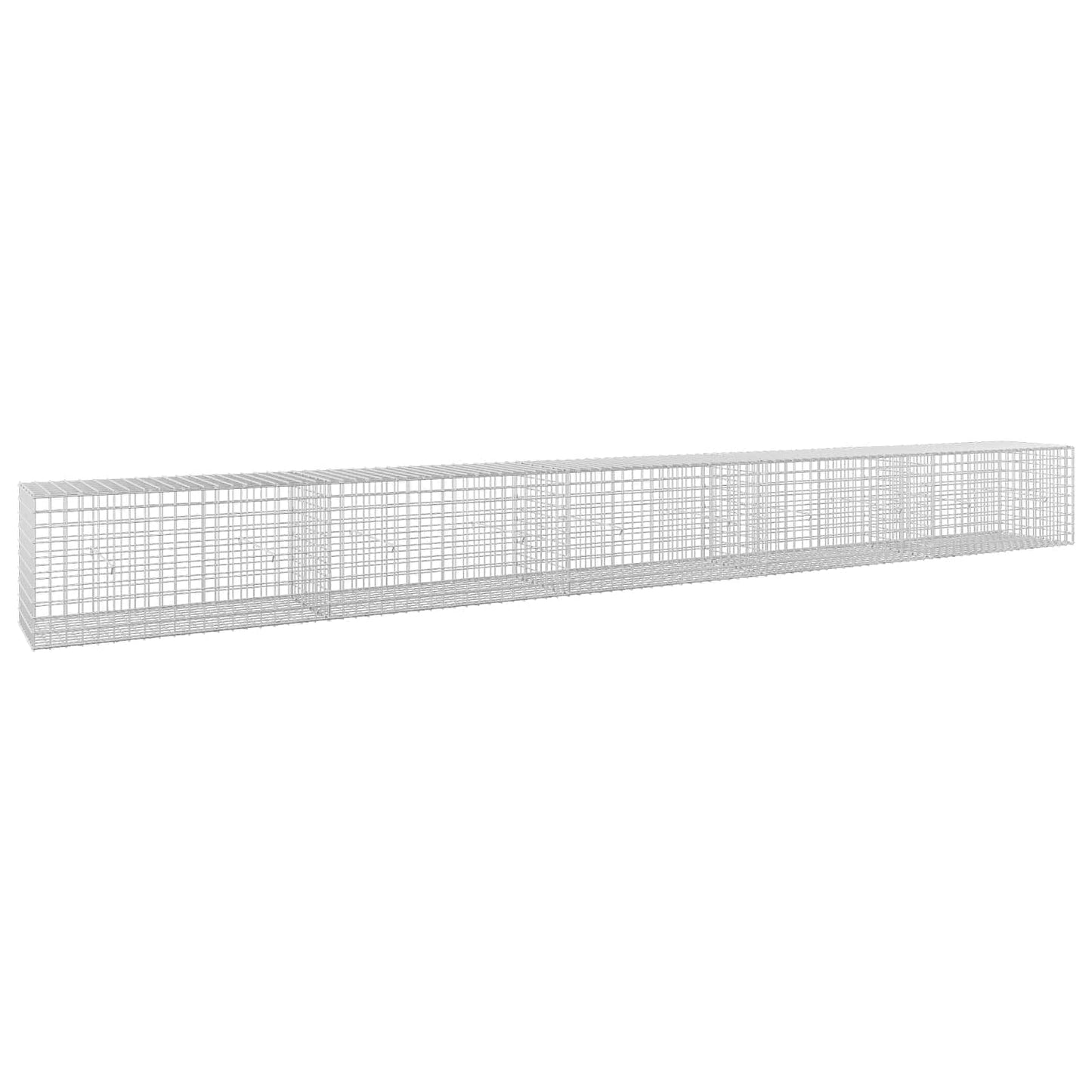 vidaXL Γκαμπιόν με σύρμα 5 mm και πλέγμα 5x5 cm 500x50x50 εκ