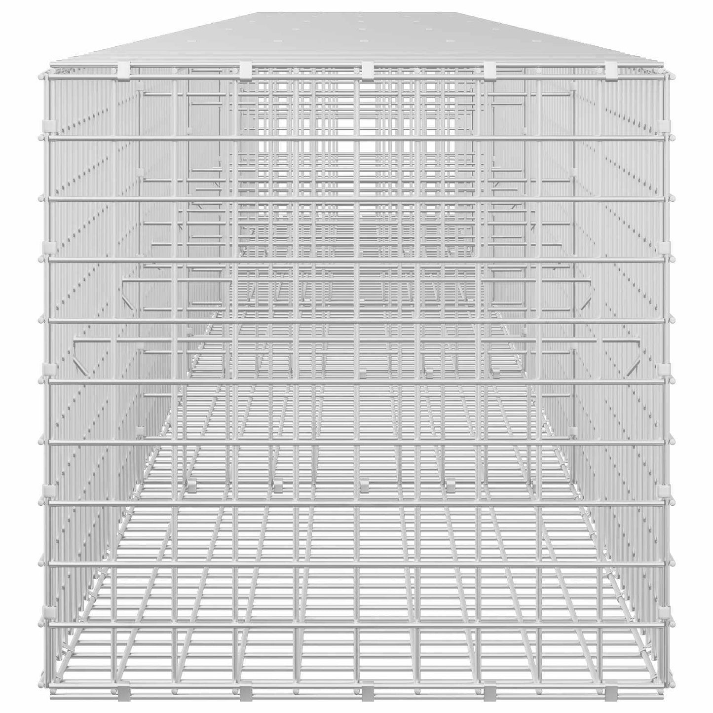 vidaXL Γκαμπιόν με σύρμα 5 mm και πλέγμα 5x5 cm 500x50x50 εκ