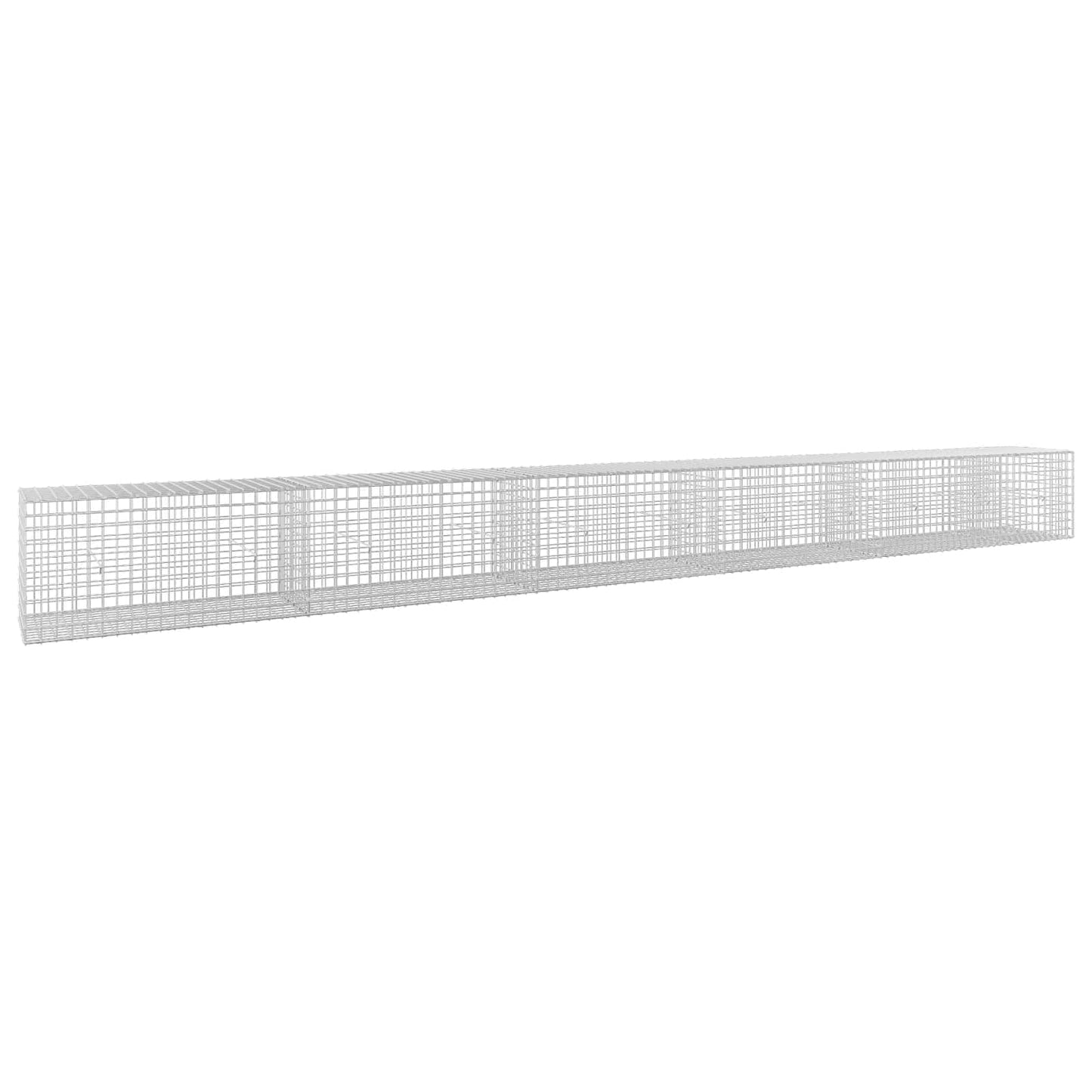 vidaXL Γκαμπιόν με σύρμα 5 mm και πλέγμα 5x5 cm 550x50x50 εκ