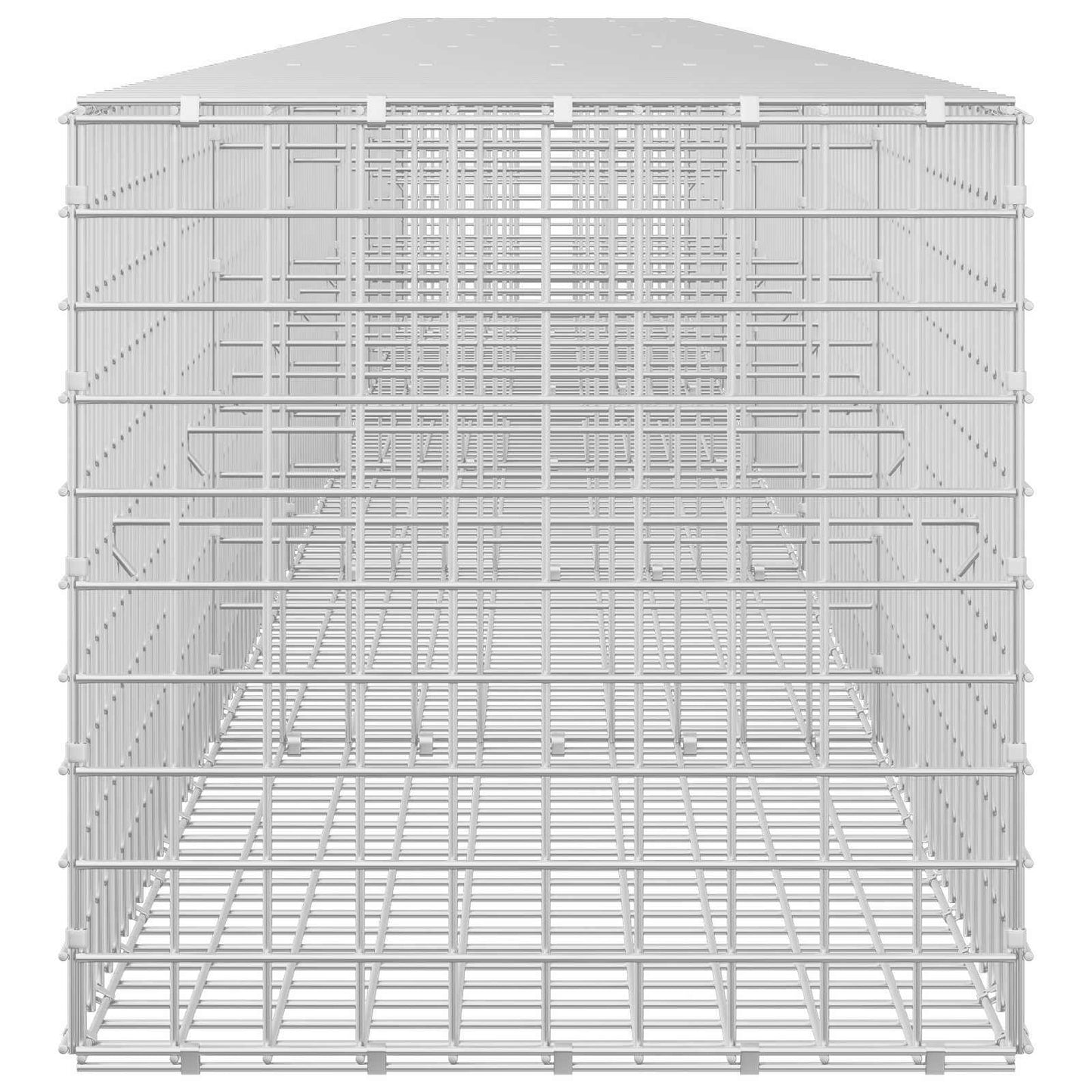 vidaXL Γκαμπιόν με σύρμα 5 mm και πλέγμα 5x5 cm 550x50x50 εκ