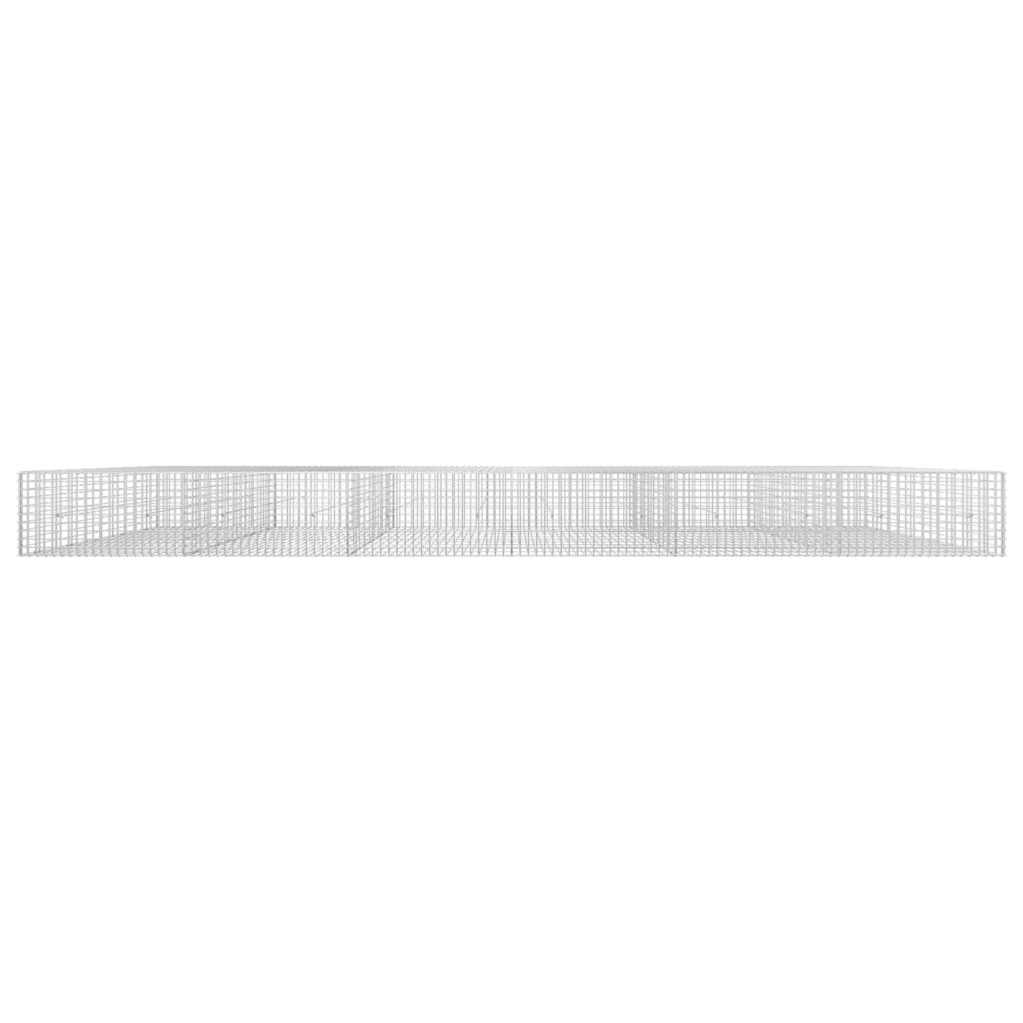 vidaXL Γκαμπιόν με σύρμα 5 mm και πλέγμα 5x5 cm 600x50x50 εκ