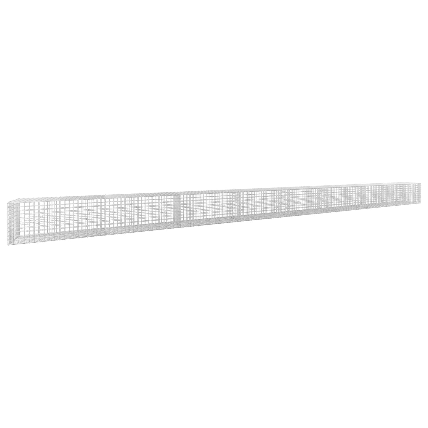 vidaXL Γκαμπιόν με σύρμα 5 mm και πλέγμα 5x5 cm 800x50x50 εκ