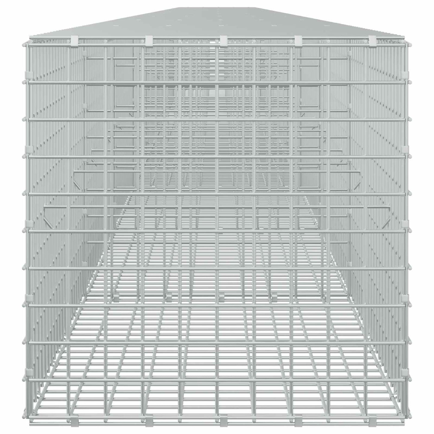 vidaXL Γκαμπιόν με σύρμα 5 mm και πλέγμα 5x5 cm 950x50x50 εκ