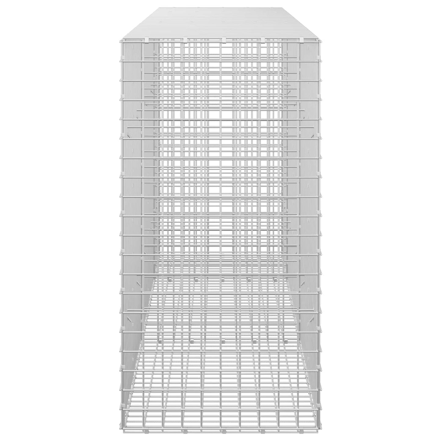 vidaXL Γκαμπιόν με σύρμα 5 mm και πλέγμα 5x5 cm 250x50x100 εκ
