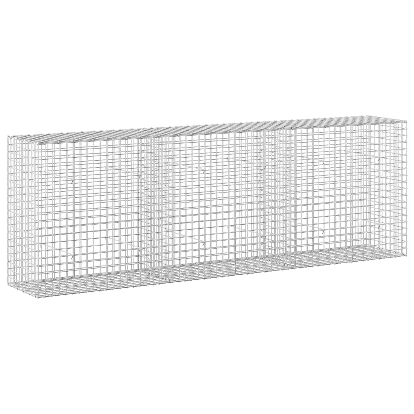 vidaXL Γκαμπιόν με σύρμα 5 mm και πλέγμα 5x5 cm 300x50x100 εκ