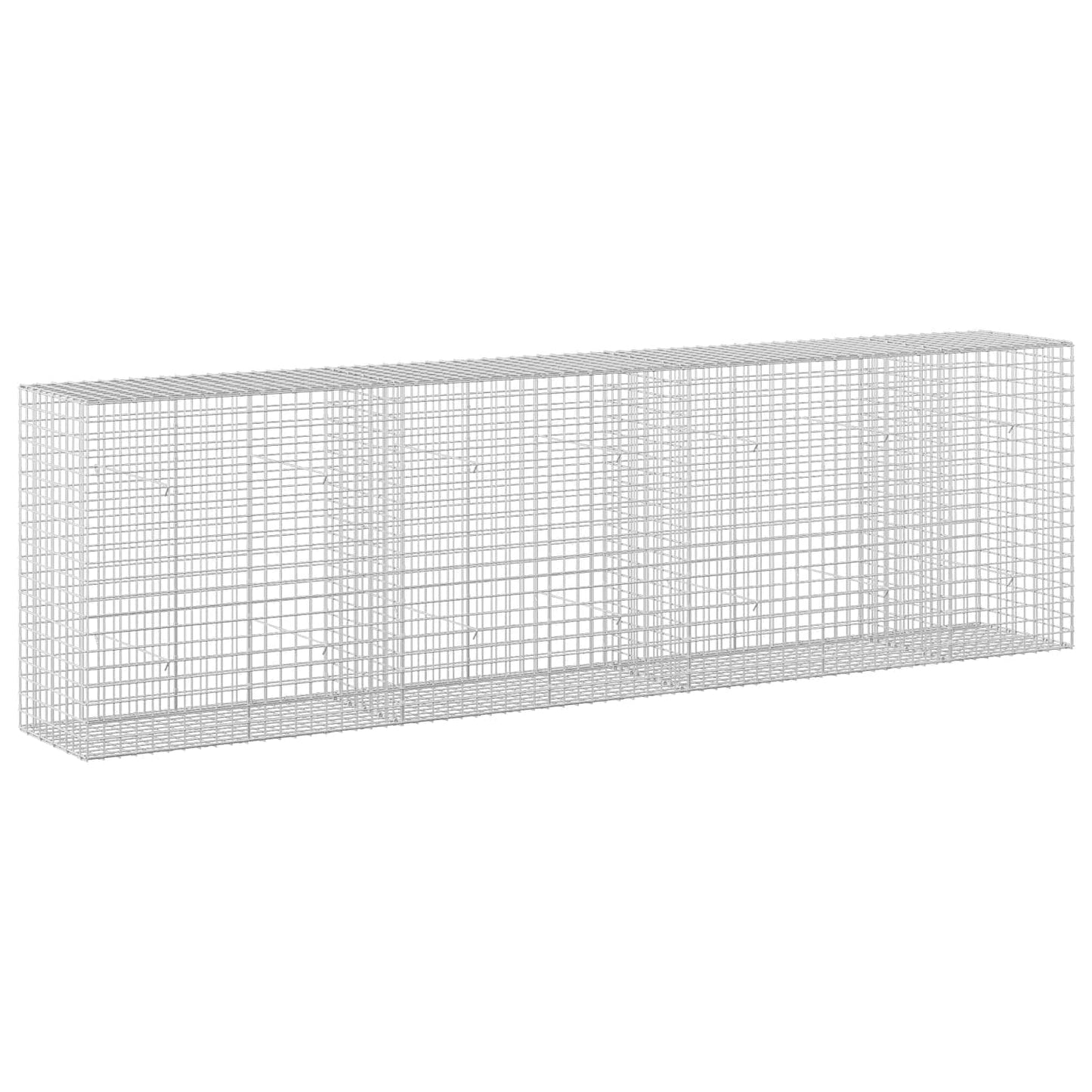vidaXL Γκαμπιόν με σύρμα 5 mm και πλέγμα 5x5 cm 350x50x100 εκ.