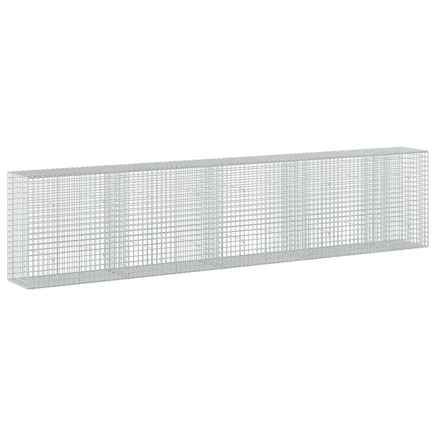 vidaXL Γκαμπιόν με σύρμα 5 mm και πλέγμα 5x5 cm 450x50x100 εκ