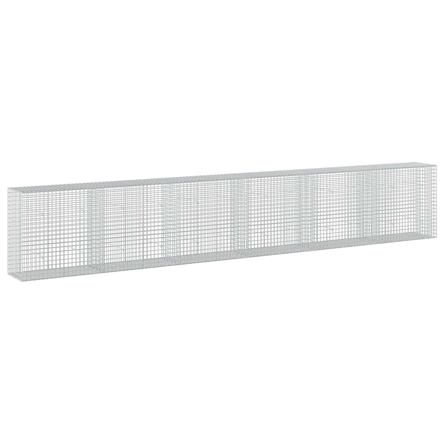 vidaXL Γκαμπιόν με σύρμα 5 mm και πλέγμα 5x5 cm 600x50x100 εκ