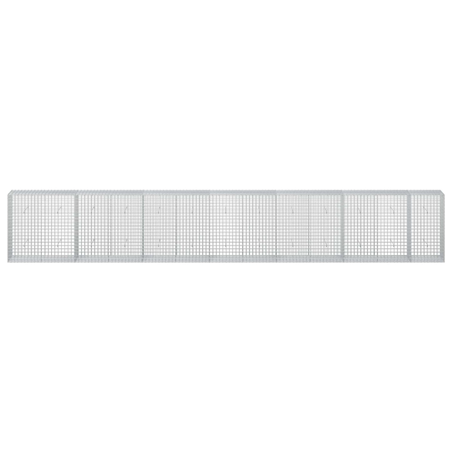 vidaXL Γκαμπιόν με σύρμα 5 mm και πλέγμα 5x5 cm 650x50x100 εκ