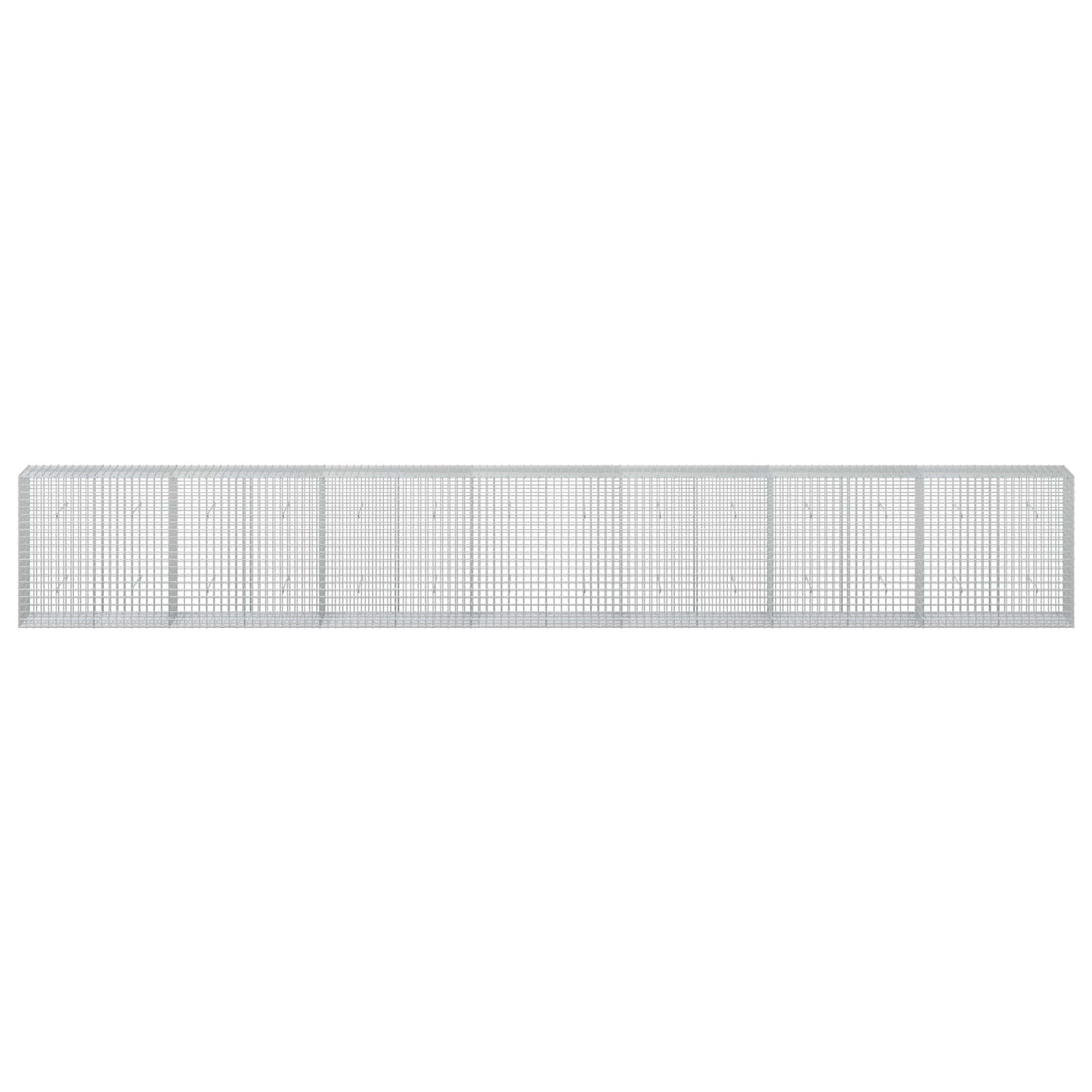 vidaXL Γκαμπιόν με σύρμα 5 mm και πλέγμα 5x5 cm 700x50x100 εκ