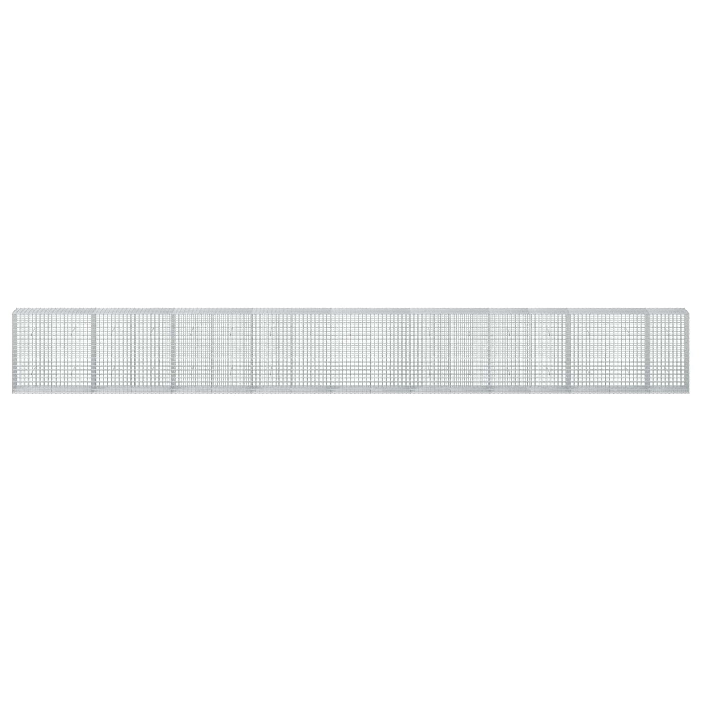 vidaXL Γκαμπιόν με σύρμα 5 mm και πλέγμα 5x5 cm 850x50x100 εκ