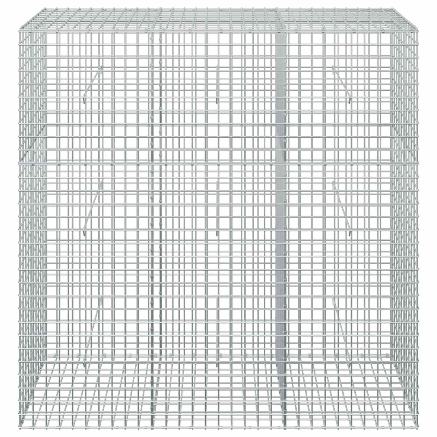 vidaXL Γκαμπιόν με σύρμα 5 mm και πλέγμα 5x5 cm 150x50x150 εκ