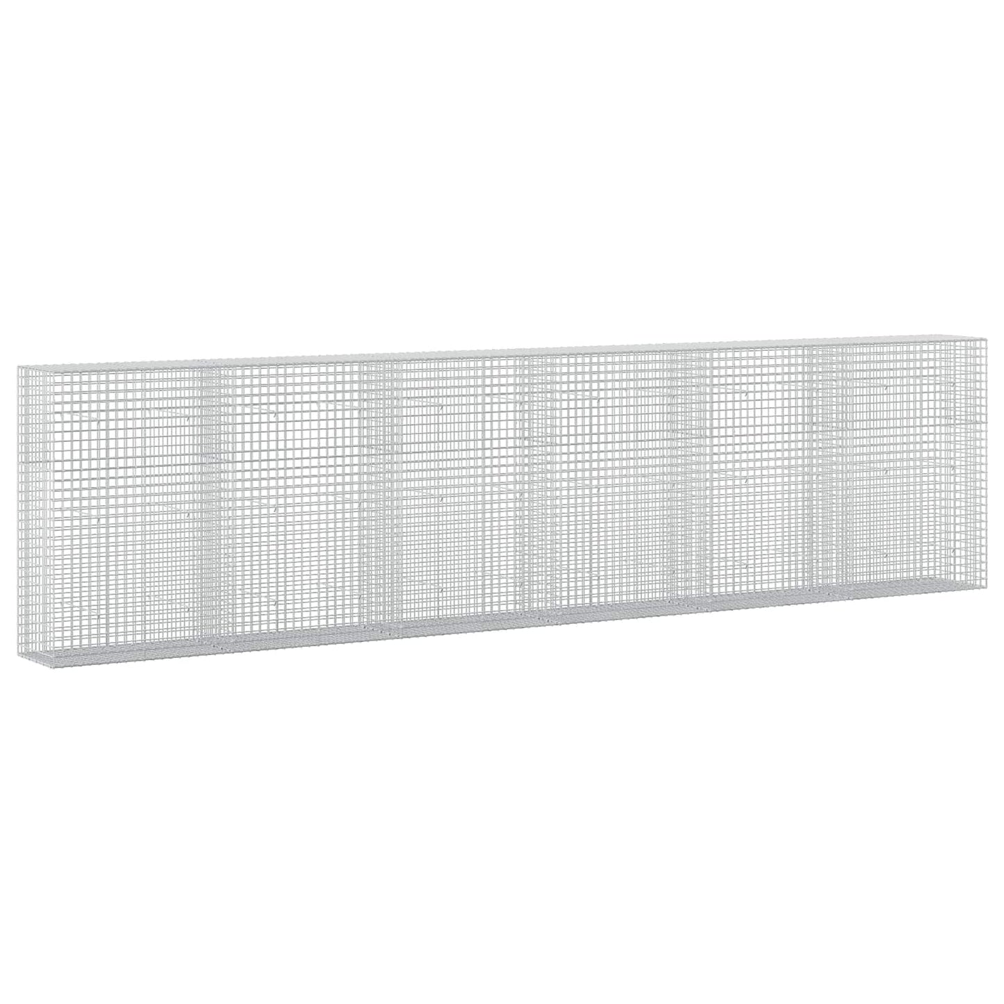 vidaXL Γκαμπιόν με σύρμα 5 mm και πλέγμα 5x5 cm 600x50x150 εκ