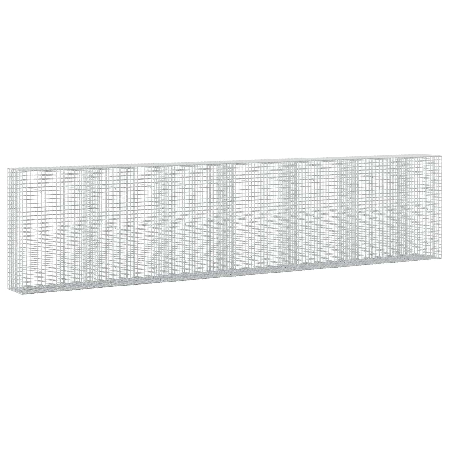 vidaXL Γκαμπιόν με σύρμα 5 mm και πλέγμα 5x5 cm 650x50x150 εκ