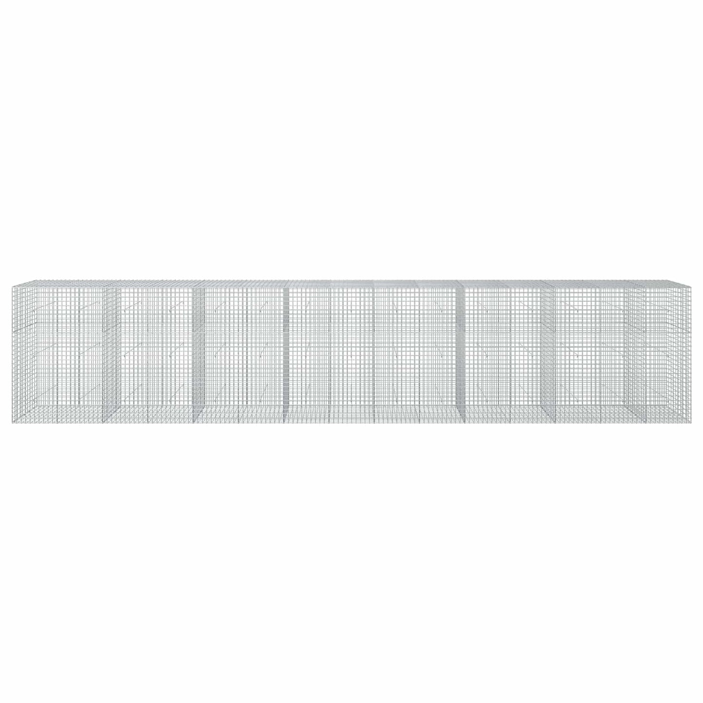 vidaXL Γκαμπιόν με σύρμα 5 mm και πλέγμα 5x5 cm 750x50x150 εκ
