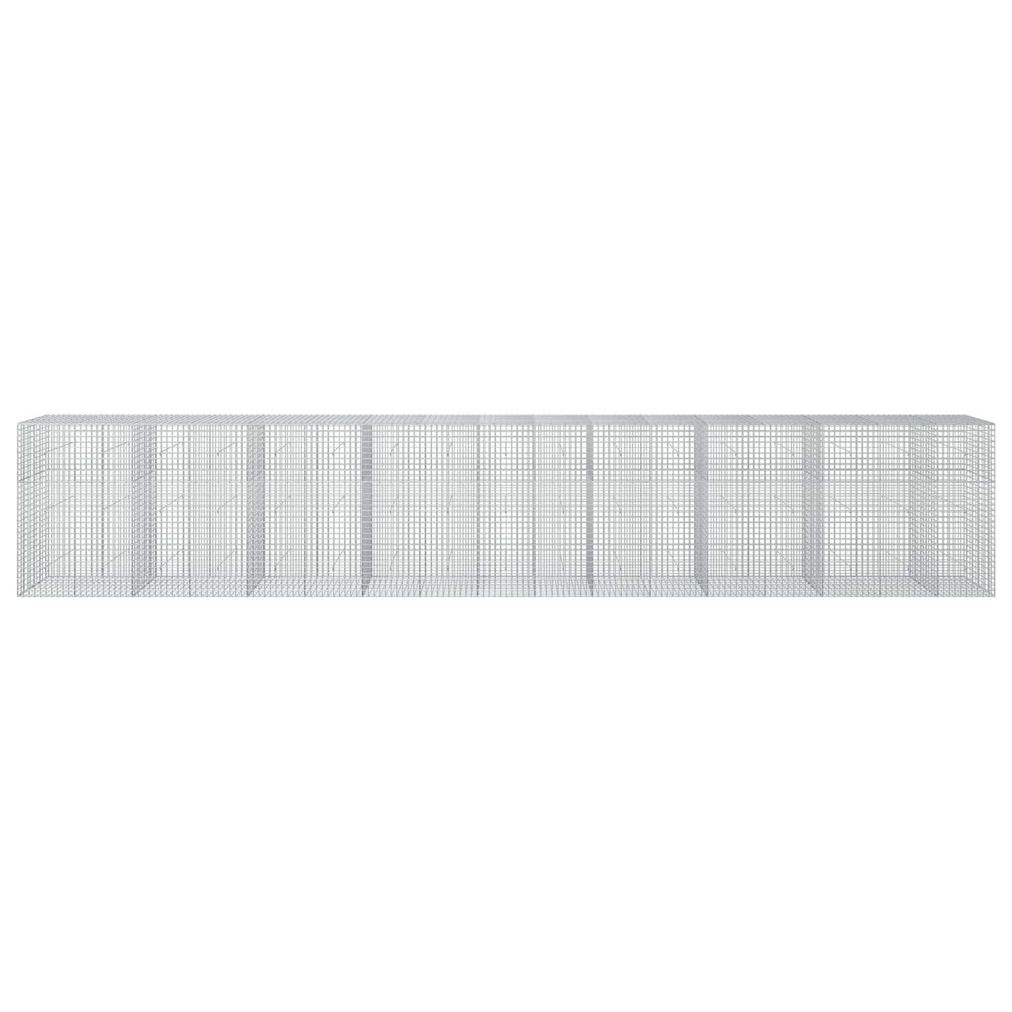 vidaXL Γκαμπιόν με σύρμα 5 mm και πλέγμα 5x5 cm 850x50x150 εκ