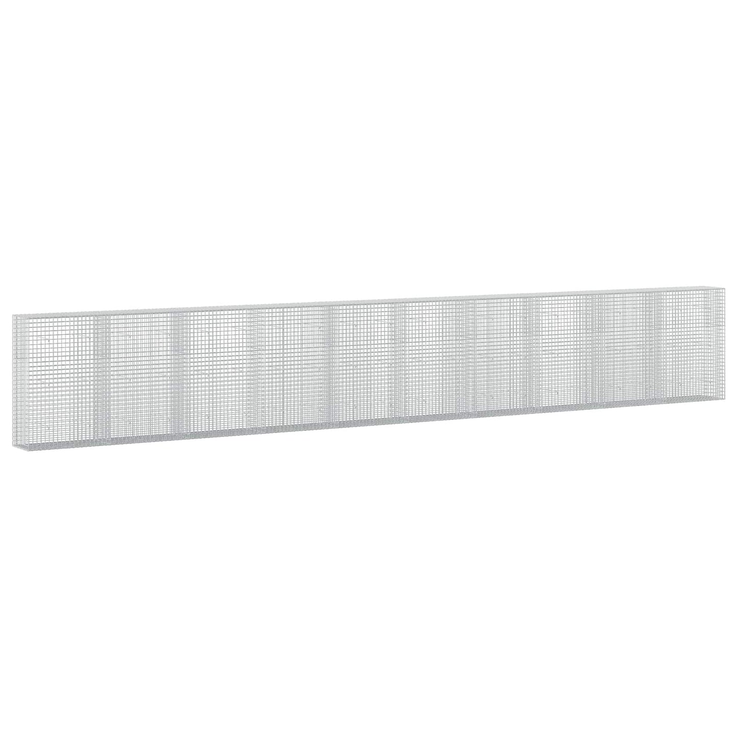 vidaXL Γκαμπιόν με σύρμα 5 mm και πλέγμα 5x5 cm 1000x50x150 εκ
