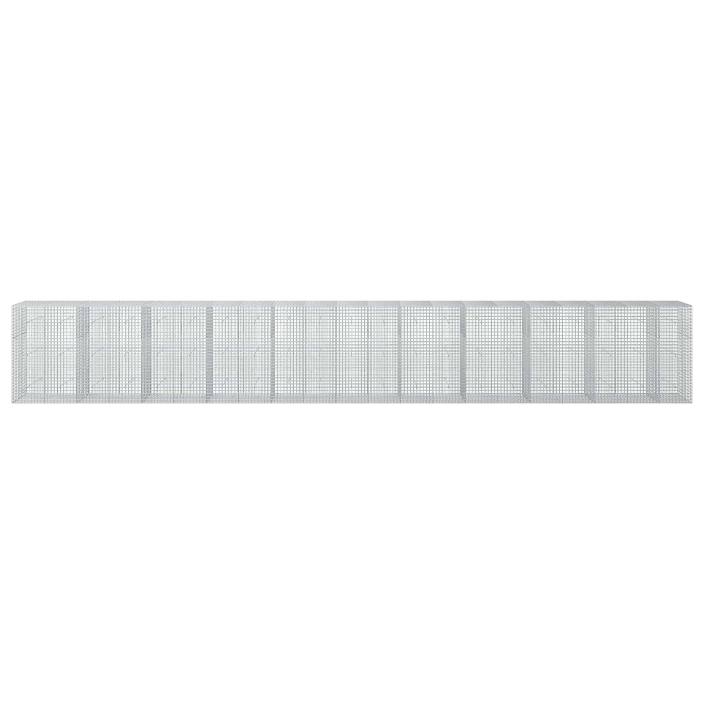 vidaXL Γκαμπιόν με σύρμα 5 mm και πλέγμα 5x5 cm 1050x50x150 εκ