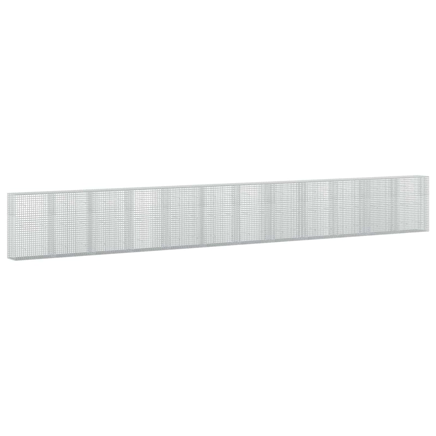 vidaXL Γκαμπιόν με σύρμα 5 mm και πλέγμα 5x5 cm 1200x50x150 εκ.