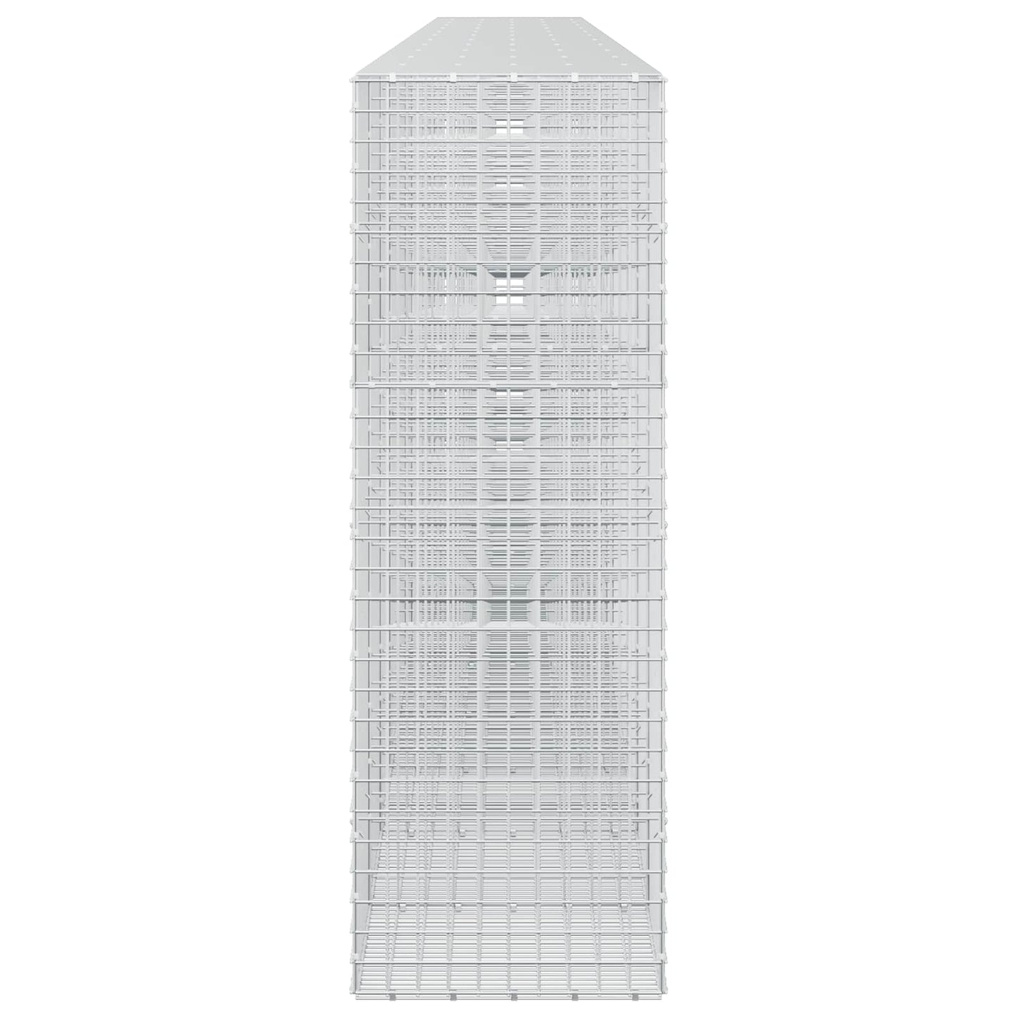 vidaXL Γκαμπιόν με σύρμα 5 mm και πλέγμα 5x5 cm 1200x50x150 εκ.