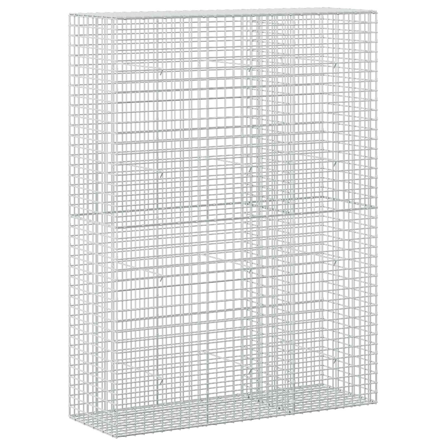 vidaXL Γκαμπιόν με σύρμα 5 mm και πλέγμα 5x5 cm 150x50x200 εκ