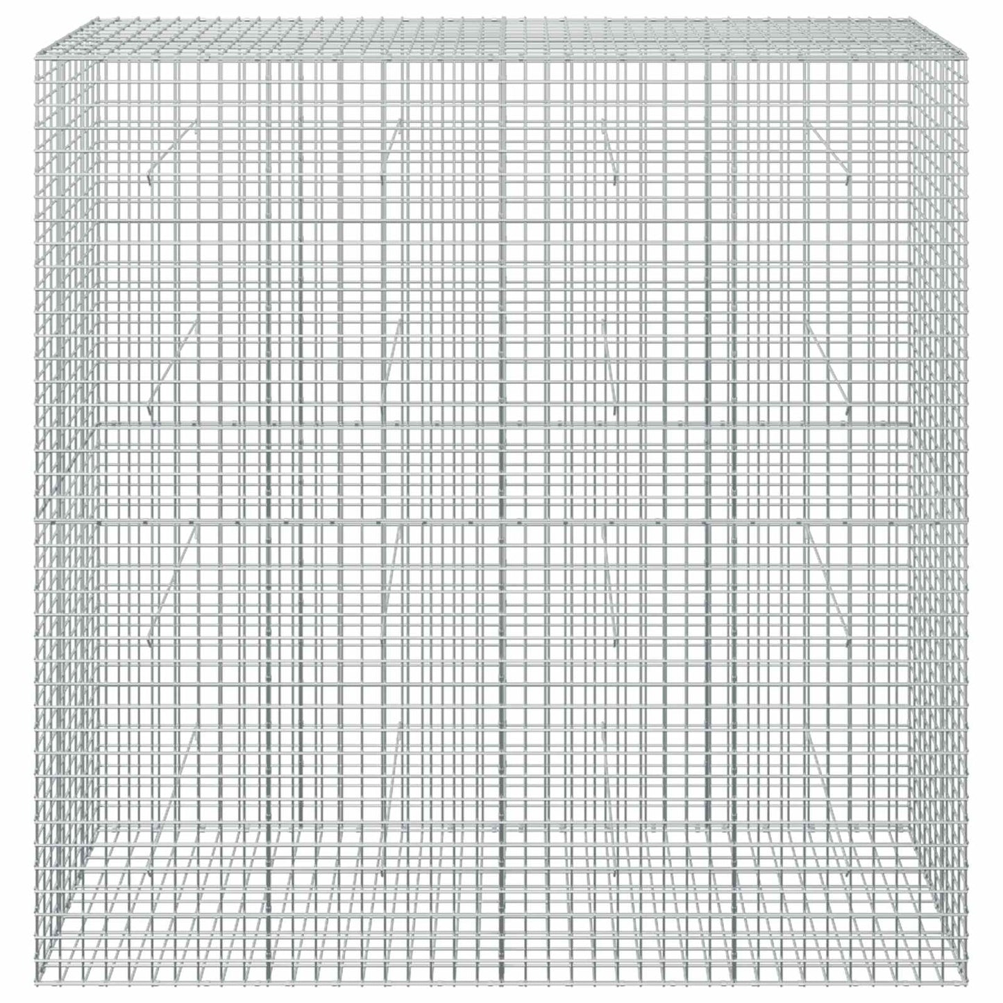 vidaXL Γκαμπιόν με σύρμα 5 mm και πλέγμα 5x5 cm 200x50x200 εκ