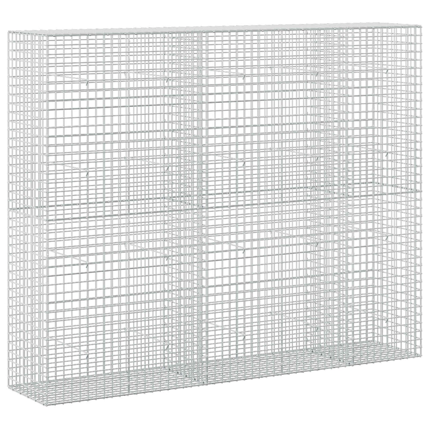 vidaXL Γκαμπιόν με σύρμα 5 mm και πλέγμα 5x5 cm 250x50x200 εκ.