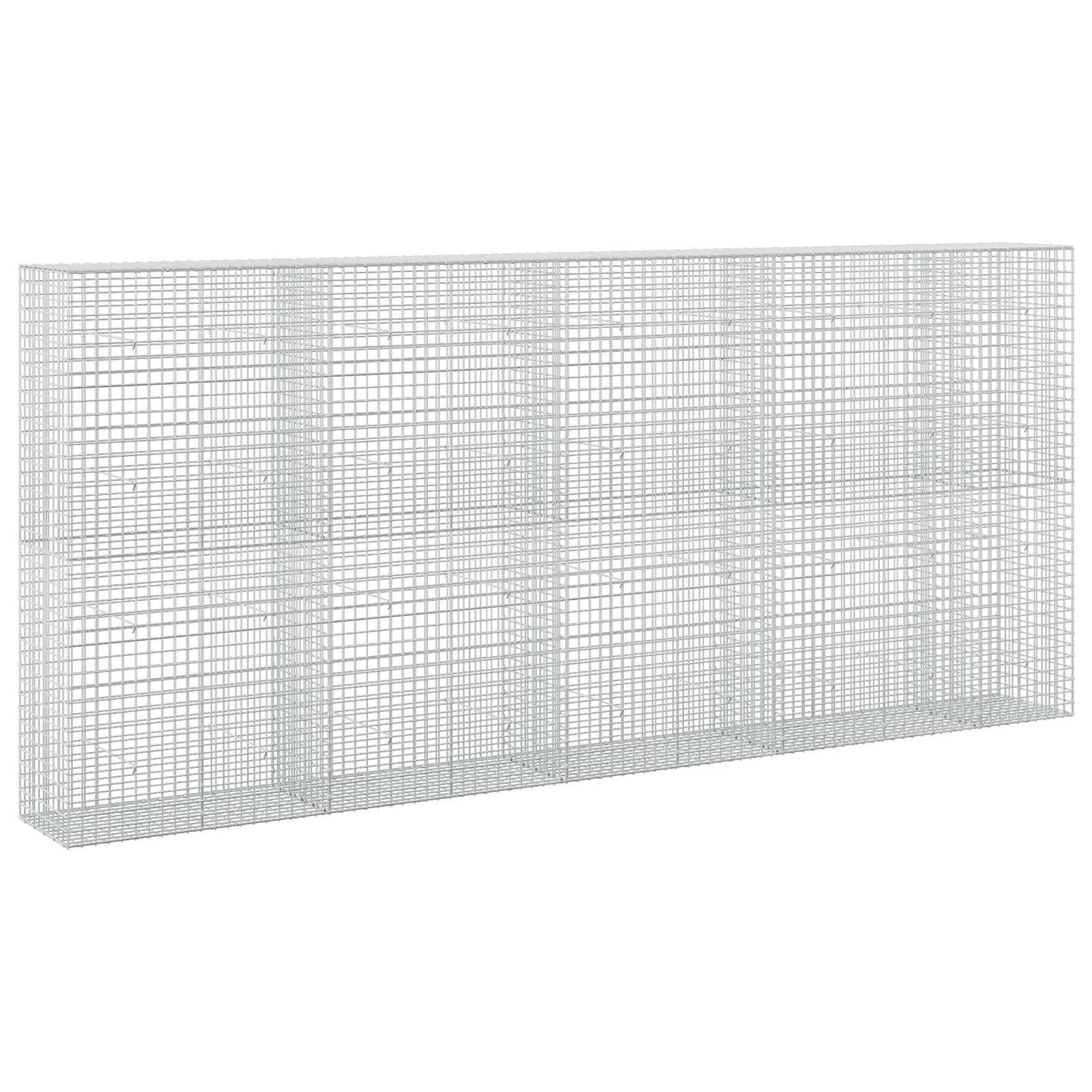 vidaXL Γκαμπιόν με σύρμα 5 mm και πλέγμα 5x5 cm 450x50x200 εκ