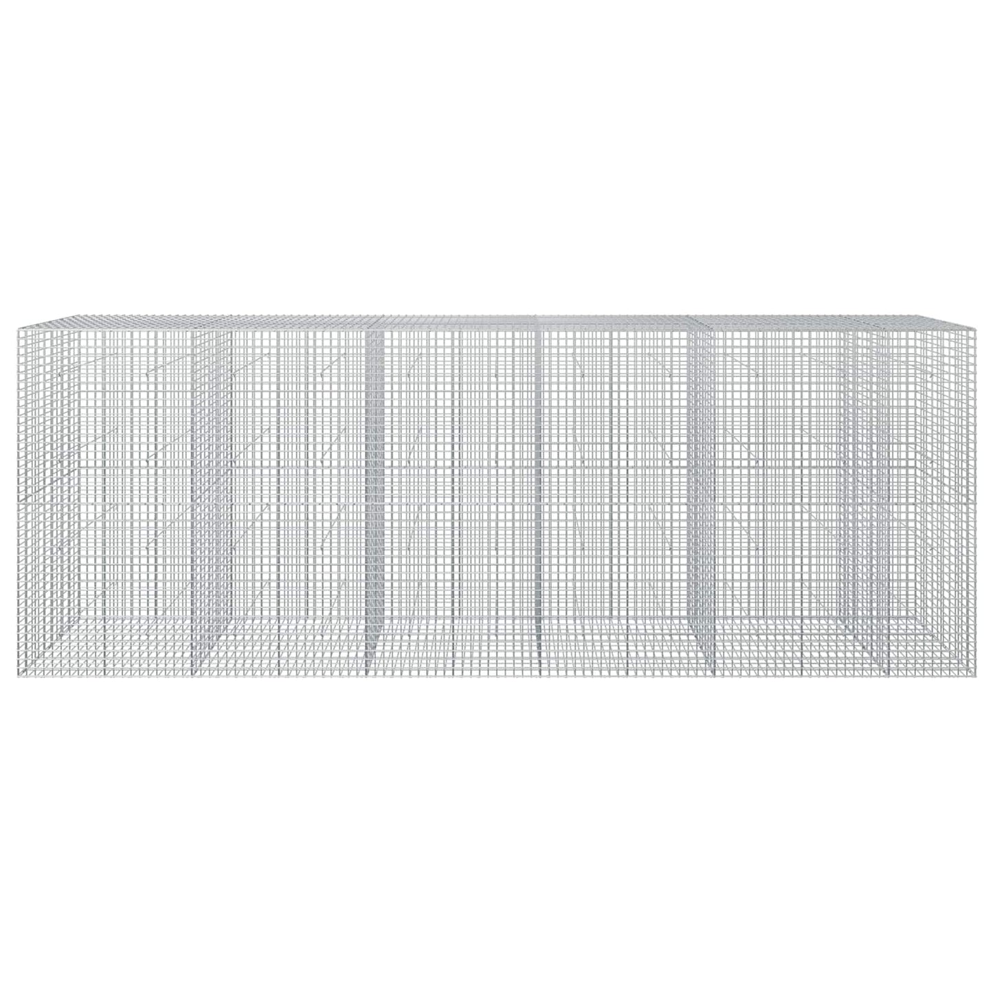 vidaXL Γκαμπιόν με σύρμα 5 mm και πλέγμα 5x5 cm 550x50x200 εκ.