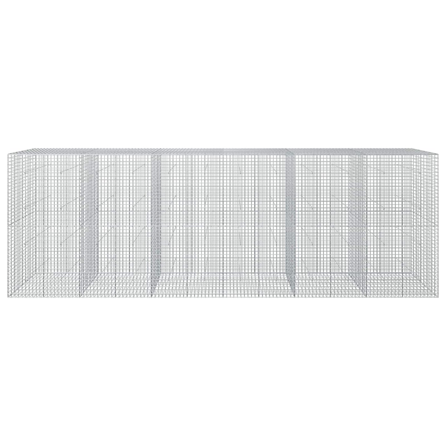 vidaXL Γκαμπιόν με σύρμα 5 mm και πλέγμα 5x5 cm 600x50x200 εκ
