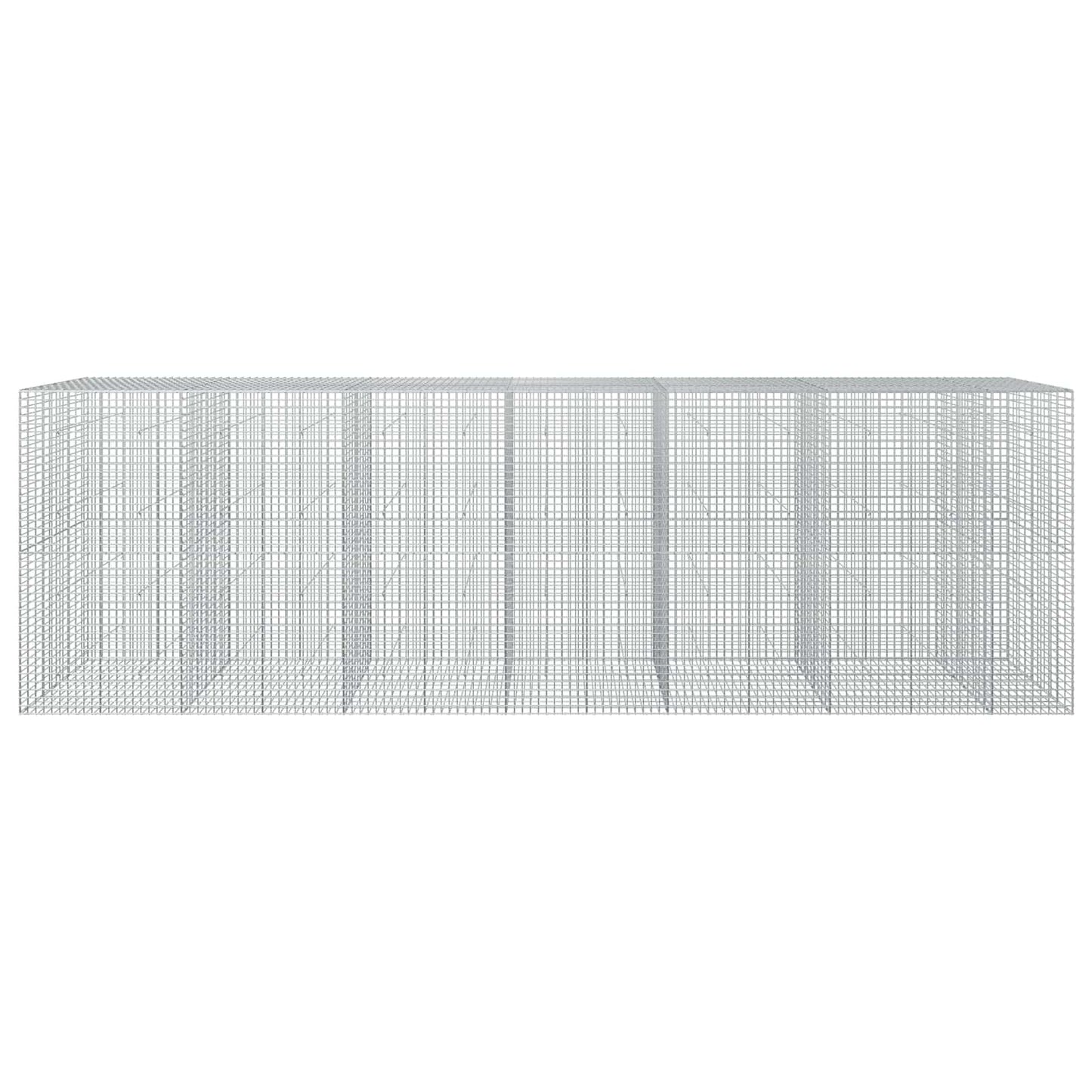 vidaXL Γκαμπιόν με σύρμα 5 mm και πλέγμα 5x5 cm 650x50x200 εκ
