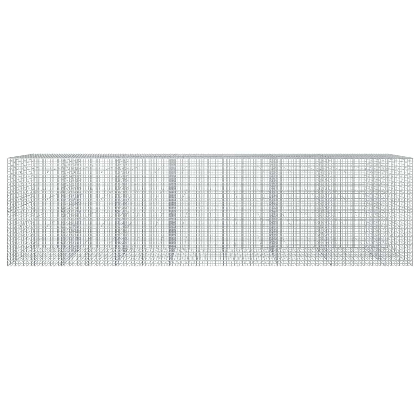 vidaXL Γκαμπιόν με σύρμα 5 mm και πλέγμα 5x5 cm 750x50x200 εκ