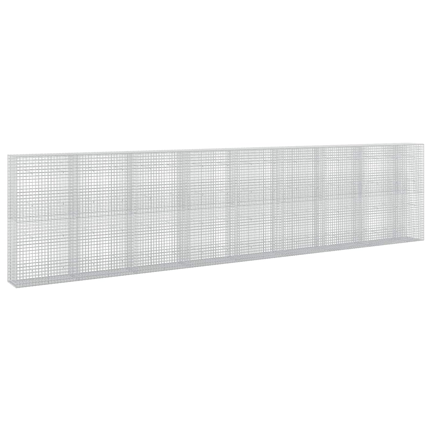 vidaXL Γκαμπιόν με σύρμα 5 mm και πλέγμα 5x5 cm 850x50x200 εκ
