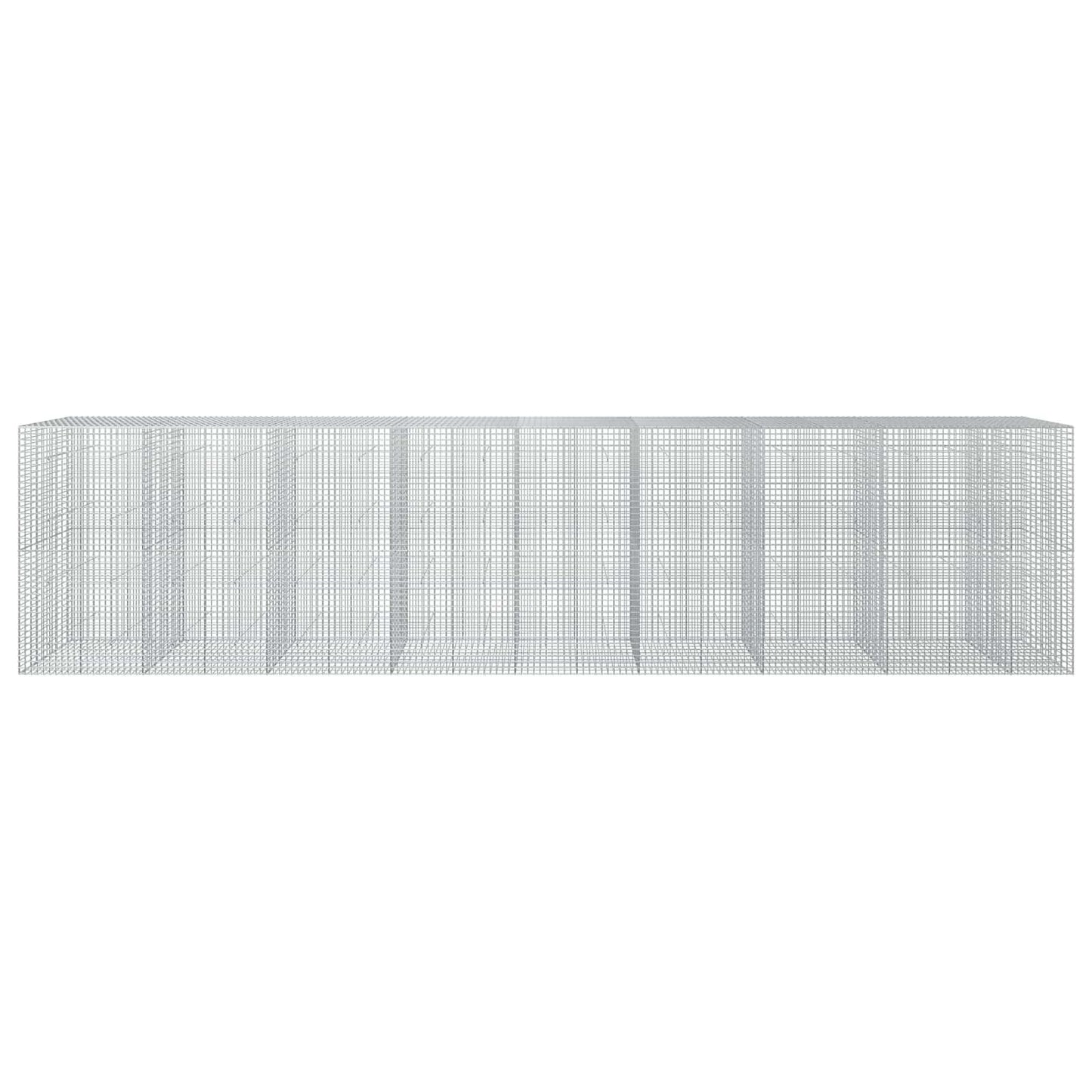 vidaXL Γκαμπιόν με σύρμα 5 mm και πλέγμα 5x5 cm 850x50x200 εκ