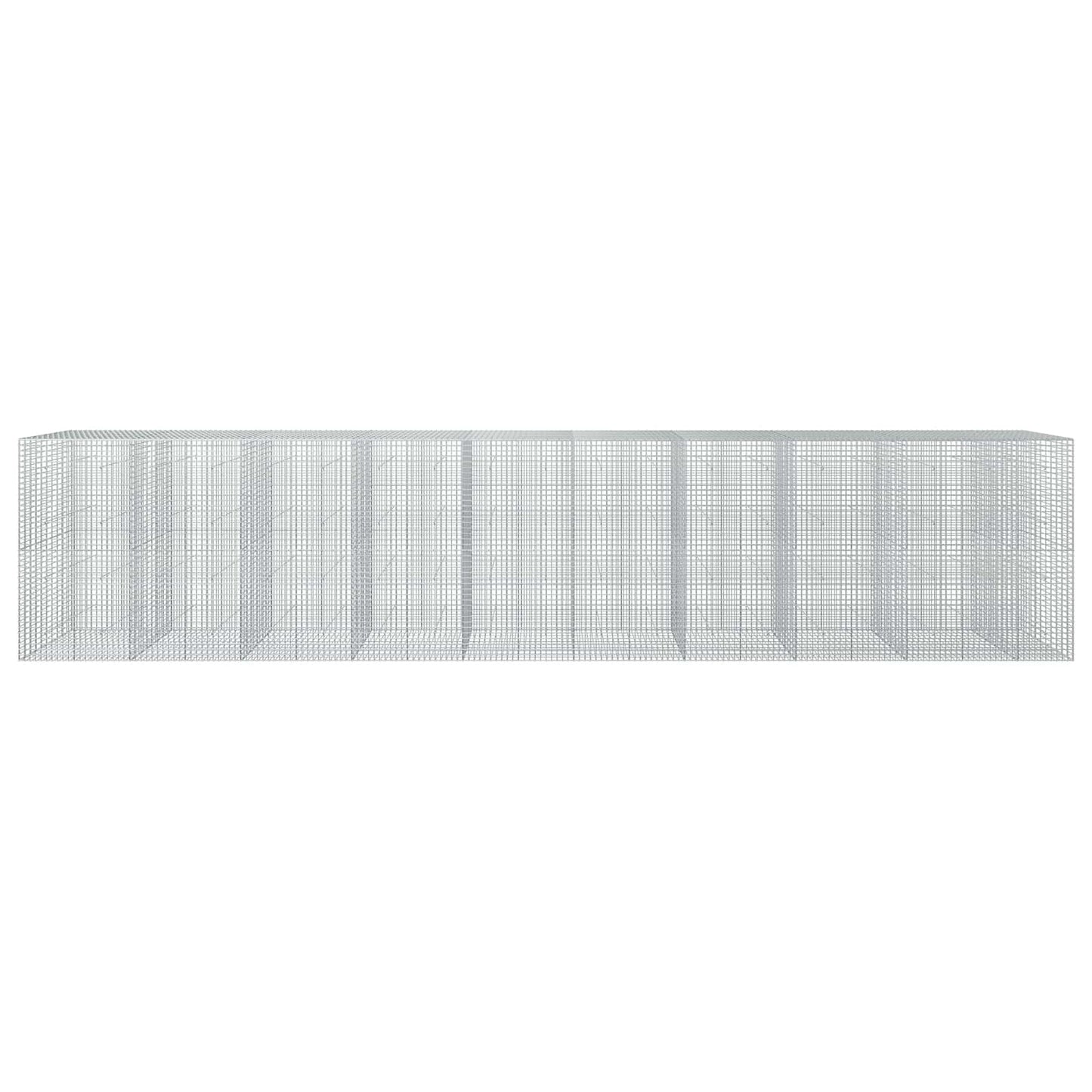 vidaXL Γκαμπιόν με σύρμα 5 mm και πλέγμα 5x5 cm 950x50x200 εκ