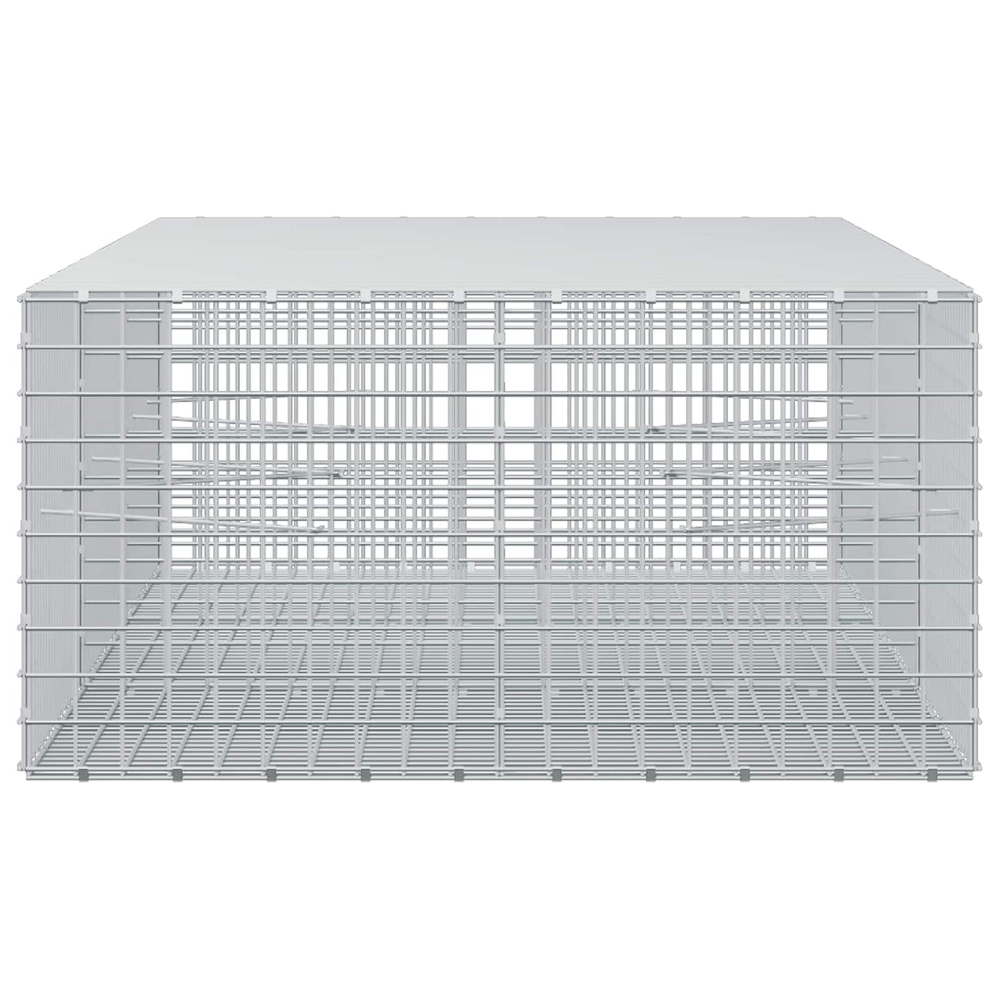 vidaXL Γκαμπιόν με σύρμα 5 mm και πλέγμα 5x5 cm 300x100x50 εκ