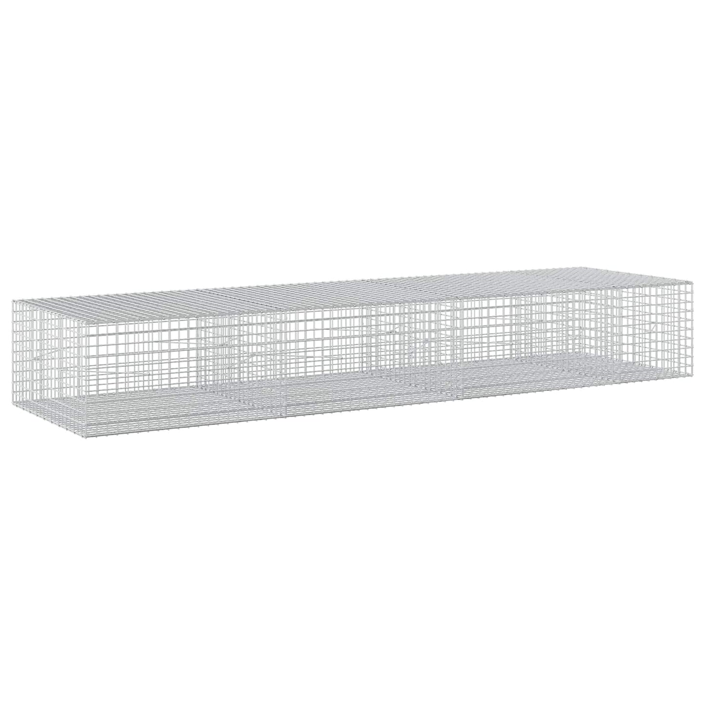 vidaXL Γκαμπιόν με σύρμα 5 mm και πλέγμα 5x5 cm 350x100x50 εκ.