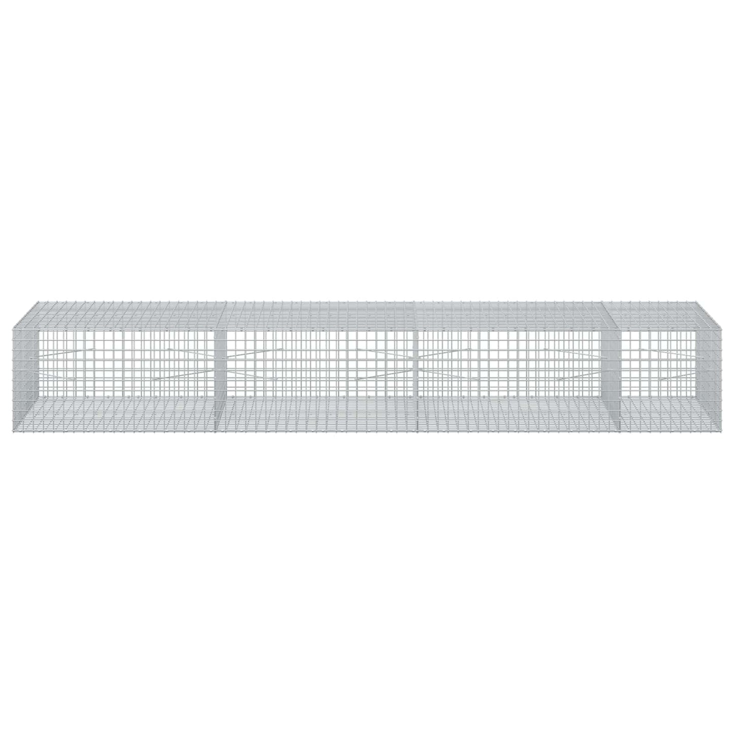 vidaXL Γκαμπιόν με σύρμα 5 mm και πλέγμα 5x5 cm 350x100x50 εκ.