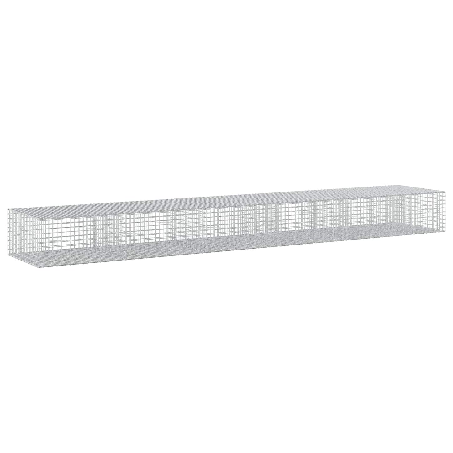 vidaXL Γκαμπιόν με σύρμα 5 mm και πλέγμα 5x5 cm 550x100x50 εκ