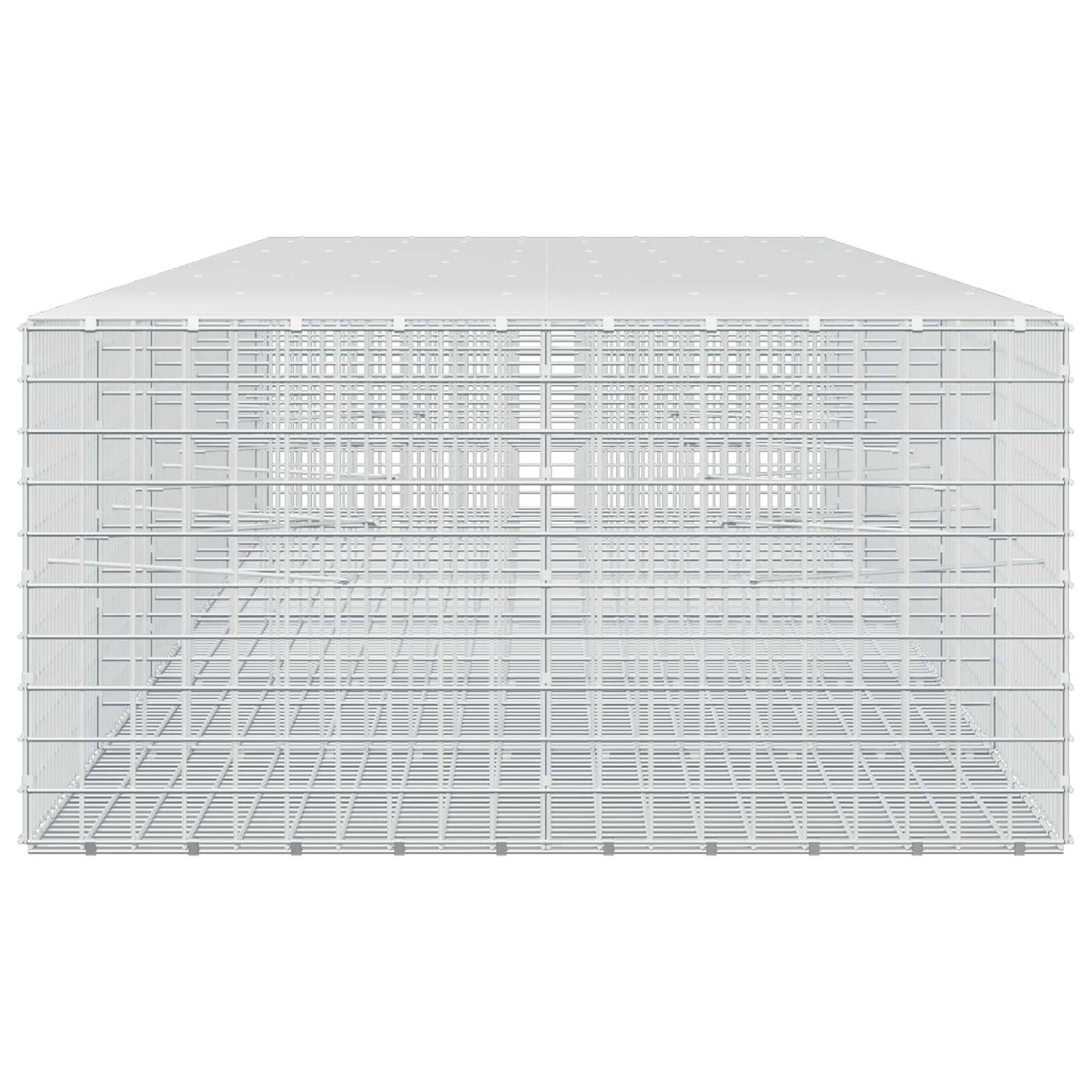 vidaXL Γκαμπιόν με σύρμα 5 mm και πλέγμα 5x5 cm 550x100x50 εκ