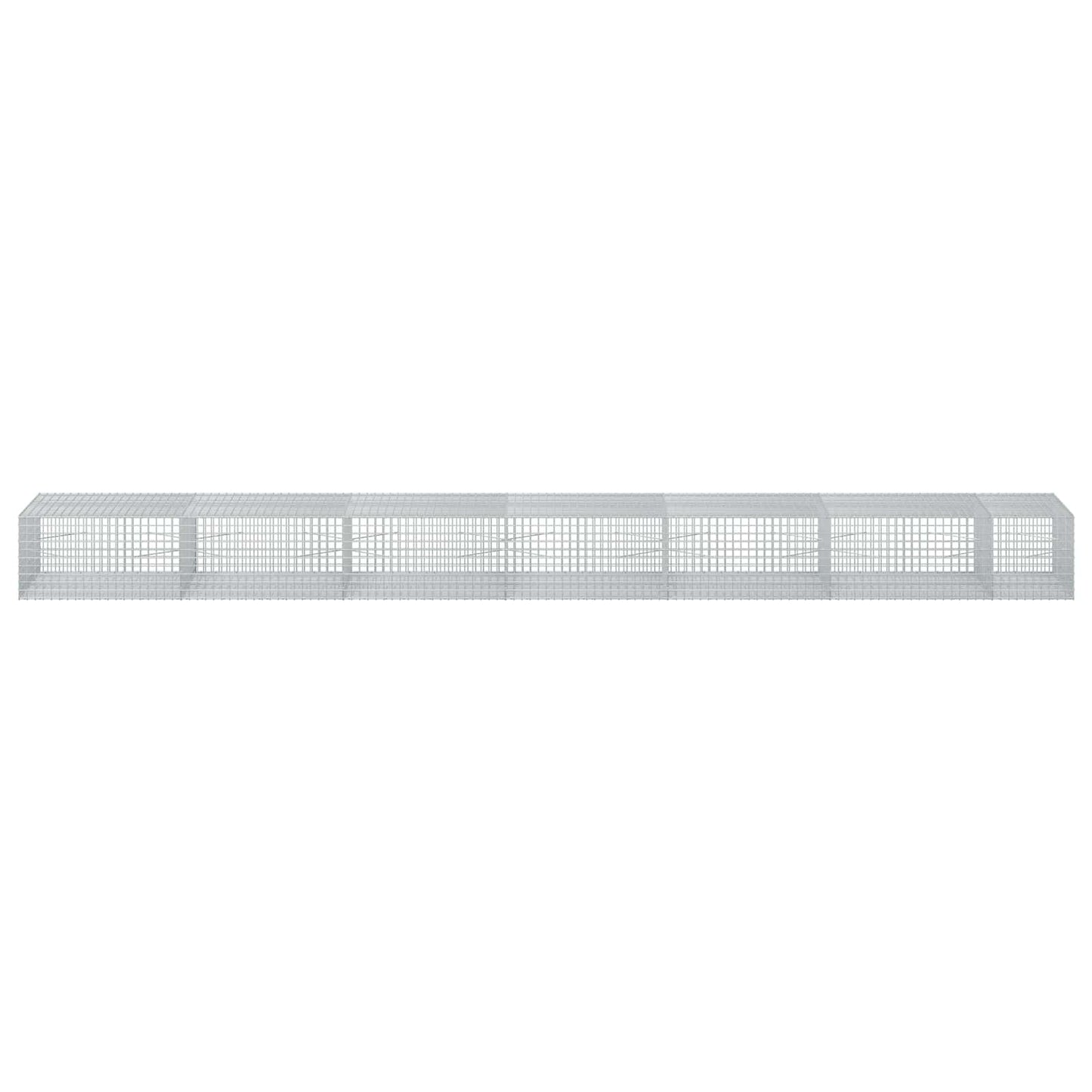 vidaXL Γκαμπιόν με σύρμα 5 mm και πλέγμα 5x5 cm 650x100x50 εκ.