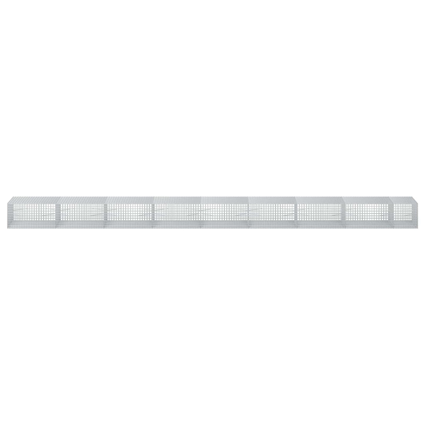 vidaXL Γκαμπιόν με σύρμα 5 mm και πλέγμα 5x5 cm 850x100x50 εκ.